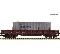 Spur N Fleischmann 6660045 Carro A Sbalzo, DR Res + 40'Cont. Nuovo OVP