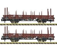 Spur N Fleischmann 6660072 - Set Di 2 Pezzi: Carro A Sbalzo, ÖBB Nuovo OVP