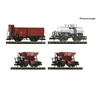 Spur N Fleischmann 6660120 - Set Di 4 Pezzi: Treno Merci, DRG Nuovo OVP