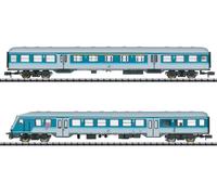 Spur N Minitrix 18262 Set Di Vagoni Passeggeri "Blaulinge" Nuovo OVP
