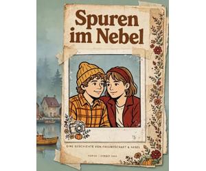 Spuren im Nebel - Das Cozy Malbuch: Eine gemütliche Graphic-Novel-Reise mit einfachen, dicken Linien im nostalgischen Indie-Look