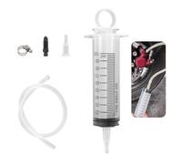 Spurgo Freni Moto, Pompa di Iniezione Manuale con Siringa 100ml E Kit Tubo Spurgo Freni 50cm, Siringa per Cambio Olio E Liquido Freni, Kit Spurgo Freni per Scooter Quad Bici Auto