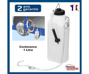 Spurgo Trappola Bottiglia Recupero Liquido Freni 1L + Ugello