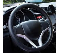 Spurtar Silicone Nero Copri Volante Coprivolante Auto Universale - Accessori Auto Interno- Copertura Copri Sterzo Macchina Essenziali da 38 a 42 cm Adatto