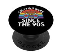 Sputare bar fin dagli anni '90 Hip Hop PopSockets PopGrip Adesivo