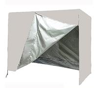 SPXMQSS Copri Dondolo 3 Posti Impermeabile, Copertura Dondolo Antipioggia, Telo Copertura per Dondolo Parasole Antipolvere con Coulisse per Sedia Dondolo Patio Esterno Beige,220 * 125 * 170cm