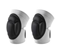 SPXMQSS Ginocchiere Lavoro, Ginocchiera Regolabili Protezione per Le Ginocchia 30MM Schiuma Spessa Ginocchiere per Giardinaggio, Pulizie, Pavimentazioni, Pallavolo, Danza Grey S