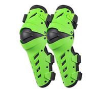 SPXMQSS Ginocchiere Motociclistiche, Antivento Attrezzatura da Motocross Moto Ginocchio, Guscio Protettivo in PVC Rinforzato Antiurto for Moto, Mountain Bike e Ciclismo Green