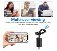 Spy Cam Mini Spia Mini 1080P HD Wireless WiFi IP Camera Micro Camera Led IR