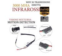 SPY CAMERA WIFI + SD 32 GB HD NIGHT VISION MOTION DETECTION TELECAMERA NASCOSTA
