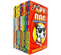 Spy Dog Series 10 Books Collection Set By Andrew Cope (Mummy Madness, Spy Dog, Rocket Rider, Captured, The Gunpowder Plot, Unleashed, Brainwashed , Rollercoaster, Superbrain, Teachers Pet)