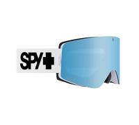 SPY + - Marauder, EVERWHITE, Happy Boost Bronze with Ice Blue Mirror & Happy Boost LL Coral, Medium-Large, Unisex, Adulto