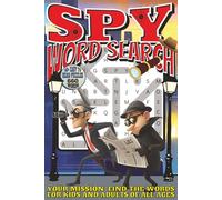 Spy Word Search: Easy To Read Print With 50+ Puzzles About Spies, Espionage, Secret Agents, And More | 6x9 inch, 110 pages | Gift For Holidays, Vacations, and Spare Time