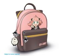 Pyramid International SPY X FAMILY - Zaino alla moda in finta pelle, fodera unica, accessorio con cerniera abbinata, tasche interne ed esterne, elegante e funzionale, un must per i fan della famiglia