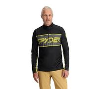 Spyder FONDAMENTALE 1/2 Zip, Uomo, Acido Giallo, XXXL