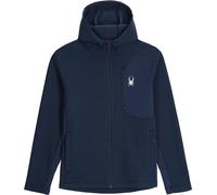 Spyder - Giacca di pile con cappuccio - Bandit Hooded Jacket True Navy per Uomo - Taglia M - Blu navy