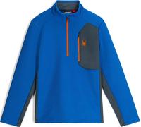 Spyder - Giacca di pile da uomo con mezza zip - Bandit 1/2 Zip Cobalt per Uomo - Taglia L - Blu
