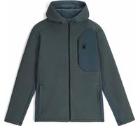 Spyder - Giacca di pile da uomo con cappuccio - Bandit Hooded Jacket Slate Blue per Uomo - Taglia M
