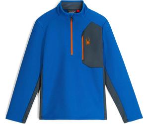 Spyder - Giacca di pile da uomo con mezza zip - Bandit 1/2 Zip Cobalt per Uomo - Taglia L - Blu