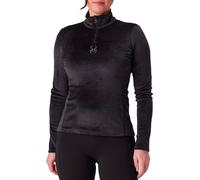 Spyder - Pile in velluto con mezza zip - Shimmer Bug 1/2 Zip W Black - Taglia M - Nero