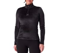 Spyder - Pile in velluto con mezza zip - Shimmer Bug 1/2 Zip W Black - Taglia XXS - Nero