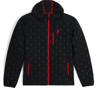 Spyder - Piumino caldo in piumino d'anatra - Zenith Hooded Down Jacket Black per Uomo - Taglia M - Nero