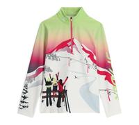 Spyder Sunset Zip T-Neck Girls, Lime Ice, L