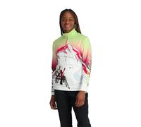 Spyder Sunset Zip T-Neck Women, Lime Ice, S