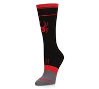 Spyder YOUTH BUG LINER SKI SOCKS, Unisex, BLACK, M
