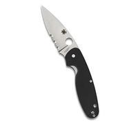 Spyderco Black G-10 Emphasis Liner Lock CombinationEdge Stainless Pocket Knife Knives Coltello