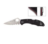 Spyderco DELICA 4 THIN RED LINE COMBO C11FPSBKRD