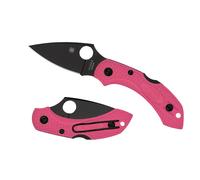 Spyderco DRAGONFLY 2 FRN PINK PLAIN BLACK BLADE S30V C28FPPNS30VBK2