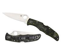 Spyderco ENDURA 4 FRN ZOME GREEN FLAT C10ZFPGR