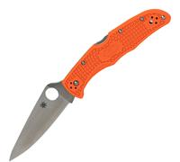 Spyderco Endura 4 Lightweight Arancione Flat Ground C10FPOR