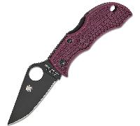 Spyderco MANBUG BURGUNDY LIGHTWEIGHT CTS-PD#1 LAMA NERA PLAINEDGE