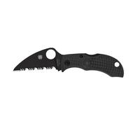 Spyderco MANBUG FRN BLACK WHARNCLIFFE BLACK BLADE SERRATED MBKWSBK