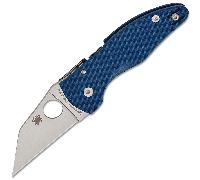 Spyderco MICROJIMBO COBALT BLUE G-10 CPM SPY27 PLAINEDGE