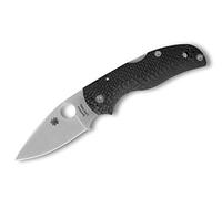 Spyderco Native 5 Fluted CF - Coltellino Tascabile, Taglia Unica, Colore: Nero