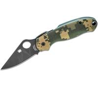 Spyderco Para 3 G-10 Camo Lama Nera C223GPCMOBK