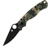 Spyderco Para Military 2 G-10 Camo Lama Nera C81GPCMOBK2