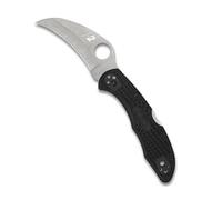 Spyderco Tasman Salt 2 C106PBK2 - Coltello leggero con lama in acciaio H-1 ultra resistente alla corrosione da 7,4 cm e manico nero FRN