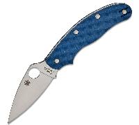 Spyderco UK PENKNIFE COBALTO BLU G-10 CPM SPY27 PLAINEDGE