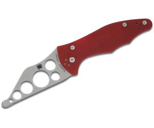 Spyderco Yojimbo 2 G-10 Red Trainer C85TR2