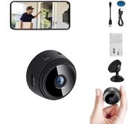Spyfocus Mini telecamera di sicurezza magnetica wireless HD 1080p, mini telecamera di sicurezza magnetica, telecamera di sicurezza con visione notturna, telecamera di sicurezza nascosta, telecamera di