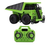 SPYMINNPOO 1/64 RC Autocarro con Cassone Ribaltabile Giocattolo, Mini Bluetooth App Controllo Modello Desktop Ingegnere Camion Veicolo da Costruzione Telecomandato a 2,4 GHz, con Corpo in (GREEN)