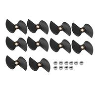 SPYMINNPOO 10 Pezzi di Kit di Eliche Senza Legame per la Nave FT009 RC Migliora il Controllo delle Prestazioni per gli appassionati. Compatibile con la Barca Remote Control FT009, Adattabile per i