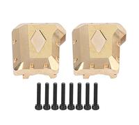 SPYMINNPOO 2pcs Coperchio per Assi in Ottone RC, Coperchio per Assi Posteriore RC Aumenta Parti di Aggiornamento della stabilità del Peso per 1/10 RC Car
