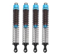 SPYMINNPOO 4 Pezzi Sospiri di Ammorti di Pressione Dell'olio, Sospensione di Aggiornamento del Kit Smorzatore di Ammortizzatori Ad Alta Resistenza per Il Modello RC 1/10 (Blue)