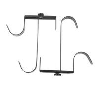 SPYMINNPOO Accessori per Piscina, Gancio in Ferro Regolabile per Aste per Skimmer, Soluzione di Stoccaggio Resistente per Attrezzi da Giardino, 22,5x18 Cm