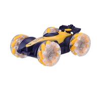 SPYMINNPOO ACCS RC Auto e Controllo Diretto Dell'auto a 360 ° con Luci a LED, Musica, Funzione di Spruzzo e Guida a Doppio Lato (Blu Scuro)